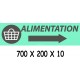 PANNEAU ALIMENTATION DIRECTIONNEL - 700 X 200 X 10