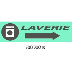 PANNEAU LAVERIE DIRECTIONNEL - 700 X 200 X 10