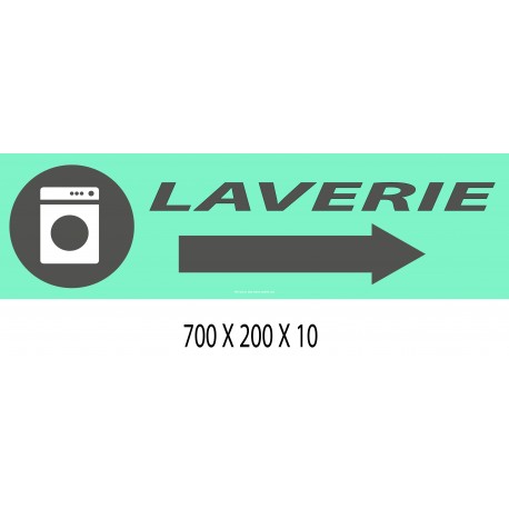 PANNEAU LAVERIE DIRECTIONNEL - 700 X 200 X 10