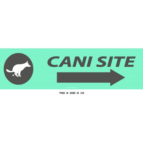 PANNEAU CANI SITE DIRECTIONNEL - 700 X 200 X 10