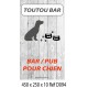 PANNEAU BAR POUR CHIEN 450 X 250 X 10