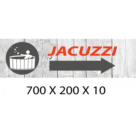 PANNEAU JACUZZI DIRECTIONNEL -  700 X 200 X 10