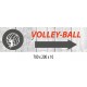 PANNEAU SIGNAL VOLLEY - BALL DIRECTIONNEL - 700 X 200 X 10