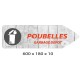 FLECHE SIGNAL POUBELLES DIRECTIONNEL - 600 X 180 X 10