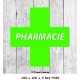 LOGO PORTE PHARMACIE - 100 X 100 X 3