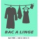 LOGO PORTE BAC A LINGE - 100 X 100 X 3