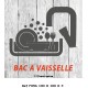 LOGO PORTE BAC A VAISSELLE - 100 X 100 X 3