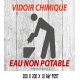 PANNEAU VIDOIR CHIMIQUE - 200 X 200 X 10