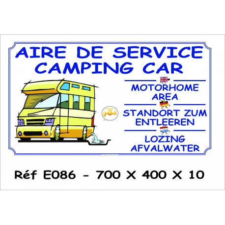 Camping Car Jour Nuit Flèche - A Vos Panneaux Signalétique et Textiles
