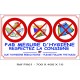 RESPECTEZ LA CONSIGNE 2L- 700 X 400 X 10