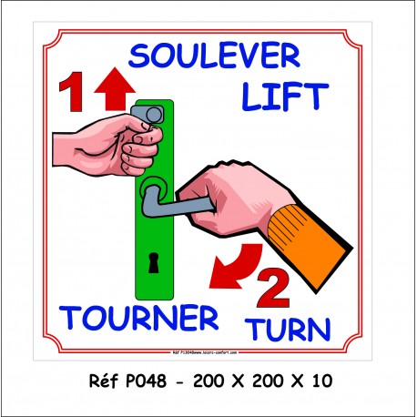 SOULEVER TOURNER 2L - 200 X 200 X 10